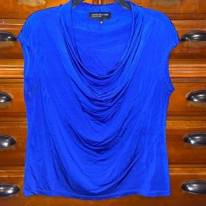 soft blue blouse
